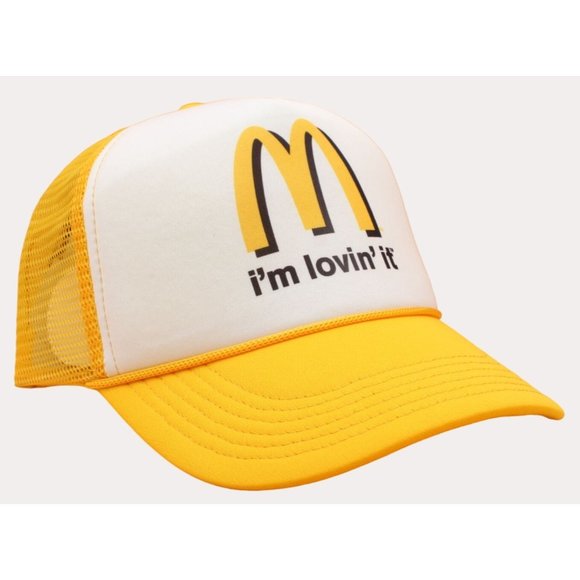 McDonalds Trucker Hat Mesh Cap Snapback Hat Adjustable  i'm lovin it - Picture 2 of 4
